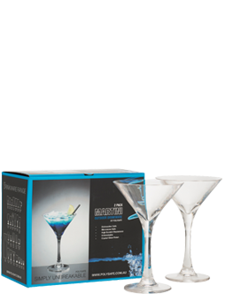 POLYSAFE Martini Glass (2-Pack)