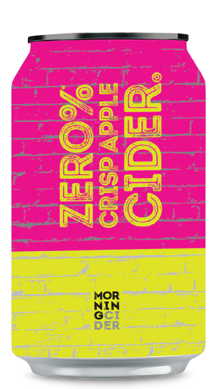MORNINGCIDER MORNINGCIDER 0% CIDER 24  LOOSE 330ML CAN  (330ml)