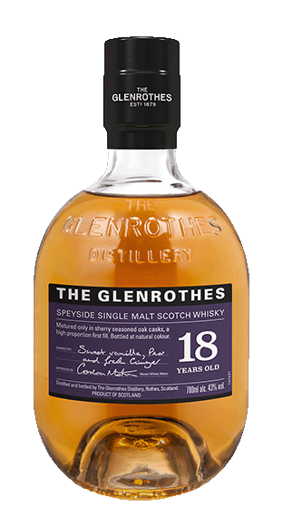 GLENROTHES 18 Year Old Single Malt Whisky  (700ml)