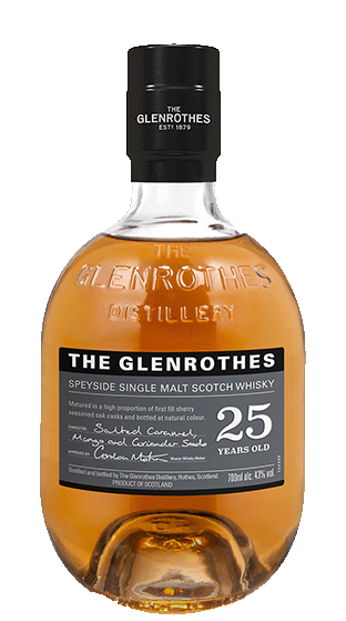 GLENROTHES 25 Year Old Single Malt Whisky  (700ml)