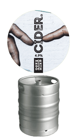 MORNINGCIDER Cider 50l Steel Keg  (50.00L)