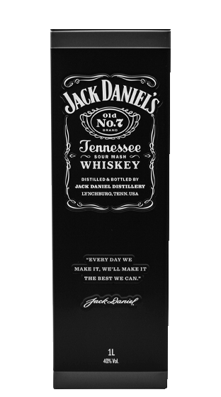 JACK DANIELS No.7 1L In Gift Tin  (12x1000ml)  (1.00L)